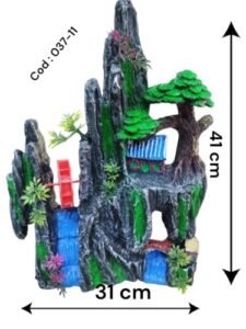 Adorno montaña multicolor 037-11