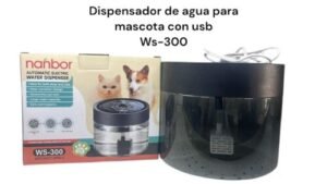 Dispensador de agua para mascota con usb Ws-300