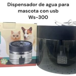 Dispensador de agua para mascota con usb Ws-300