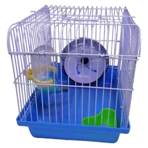 Jaula Transporte Pequeña Celeste Hamster Raton Jerbo 40204
