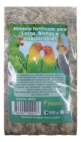 Alimento Semillas Loros Nifa Cacatua Mp001, 500gr