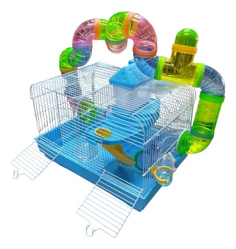 Jaula Con Tubos Hamters Ratoncitos 40420 - Imagen 2
