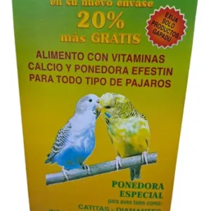 Efestin Alimento Vitaminas Ponedora Especial Para Aves 300gr